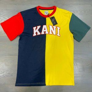 New Karl Kani Varsity Script Colorblock Retro Tee